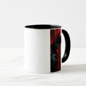 Das rote Bar-Profil von Batman Tasse (VorderseiteRechts)
