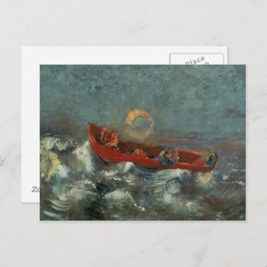 Das Rote Boot, 1905 Postkarte (Vorne/Hinten)