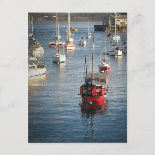 Das Rote Boot Postkarte (Vorderseite)