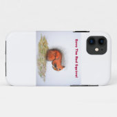 Das rote Eichhörnchen gerettet Case-Mate iPhone Hülle (Rückseite (Horizontal))