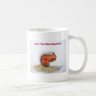 Das rote Eichhörnchen gerettet Kaffeetasse