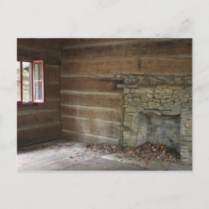 Das rote Fenster Postkarte