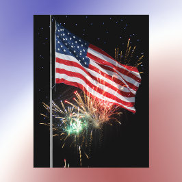 Das rote Gläschen der Raketen Postkarte