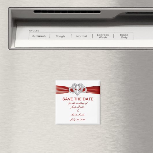 Das rote Herzstück speichert das Datumsfenster Magnet (In Situ (Geschirrspüler))