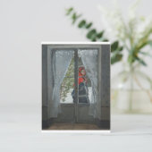 Das rote Kerchach, Portrait von Frau Monet (1873) Postkarte (Stehend Vorderseite)