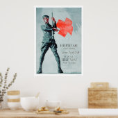 Das Rote Kreuz half mir (US0036) Poster (Küche)