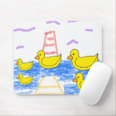 Das rote Leuchtturm und das Gelbe Pier Mousepad (Mit Mouse)