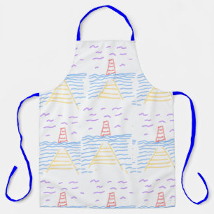 Das rote Leuchtturm und das Gelbe Pier Schürze