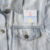 Das rote Leuchtturm und der gelbe Knopf Button (Beispiel)