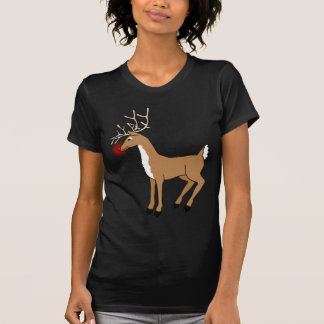 Das rote Nasen-Ren-Weihnachtst-shirt T-Shirt