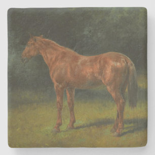 Das Rote Sorrel Pferd (von Rosa Bonheur) Steinuntersetzer
