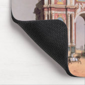 Das rote Tor in Moskau Mousepad (Ecke)