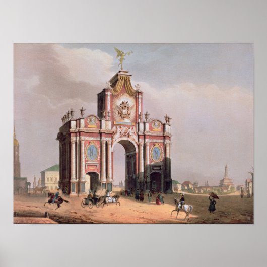 Das Rote Tor in Moskau Poster (Vorne)