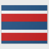 Das rote weiße und blaue MattPackpapier Geschenkpapier (Flach)