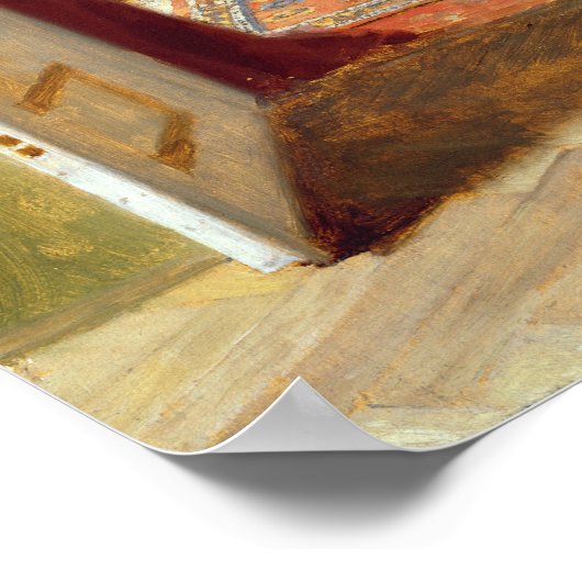 Das Rote Zimmer, 1882 Poster (Ecke)