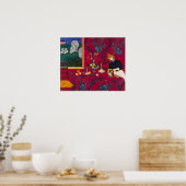 Das Rote Zimmer von Matisse Poster (Küche)