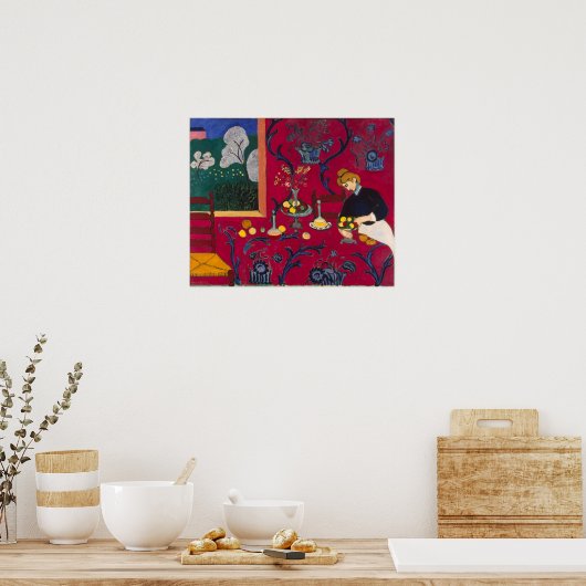 Das Rote Zimmer von Matisse Poster (Küche)