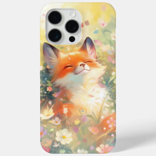 Das Rotfuchs-Wiesen-Versteck Case-Mate iPhone Hülle (Rückseite)