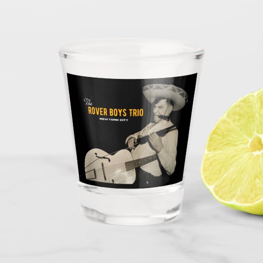 Das Rover Boys Trio "Wild Man" Shot Glass Schnapsglas (Vorderseite)