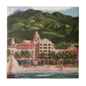 Das Royal Hawaiian Hotel Fliese (Vorderseite)