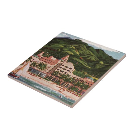 Das Royal Hawaiian Hotel Fliese (Seite)