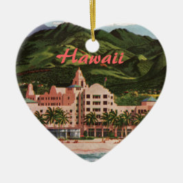 Das Royal Hawaiian Hotel Keramikornament