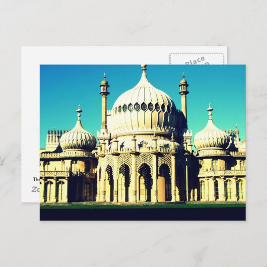 Das Royal Pavilion-BRIGHTON Postkarte (Vorne/Hinten)