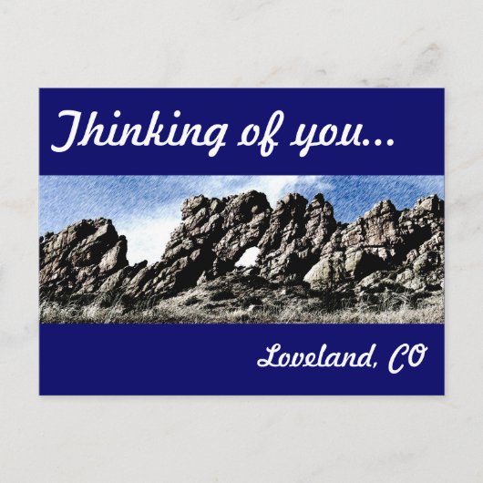 Das Rückgrat des Teufels in Loveland, CO Postkarte (Vorderseite)