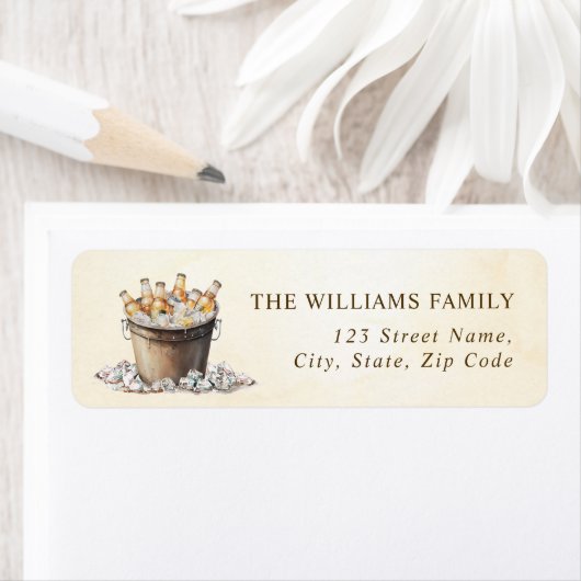 Das Rücksendesiegel für das neue Jahr-Party (Insitu)