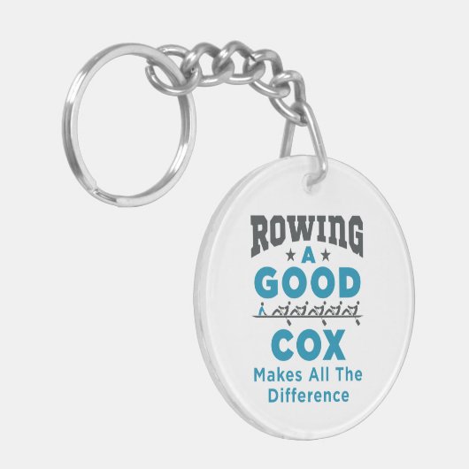 Das Rudern eines guten Cox macht den ganzen Unters Schlüsselanhänger (Vorderseite links)