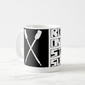 Das Rudern überleben Kaffeetasse (Vorderseite Links)