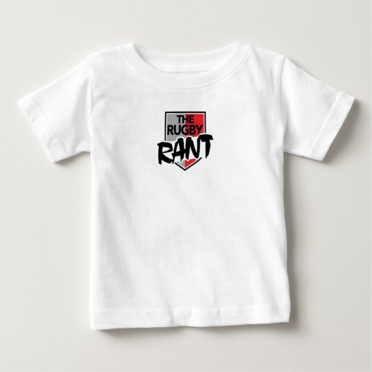 Das Rugby Rant Baby Shirt (Vorderseite)