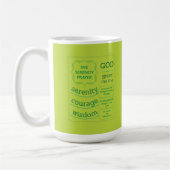 Das Ruhe-Gebet Kaffeetasse (Links)