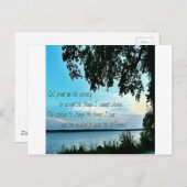 Das Ruhe-Gebet Postkarte (Vorne/Hinten)