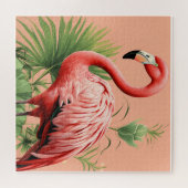 Das ruhige Flamingo Paradise 🌴 🦩 Puzzle (Horizontal)