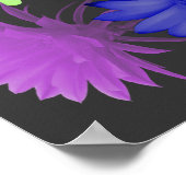 Das ruhige Gebet in einem Regenbogen an der blühen Poster (Ecke)