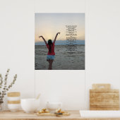 Das ruhige Gebet Poster (Küche)