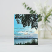 Das ruhige Gebet Postkarte (Stehend Vorderseite)