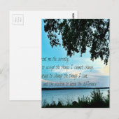 Das ruhige Gebet Postkarte (Vorne/Hinten)