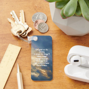 Das ruhige Gebet Schlüsselanhänger