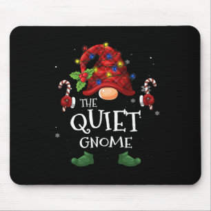 Das ruhige Gnome Buffalo Kariertes Weihnachtsbauml Mousepad