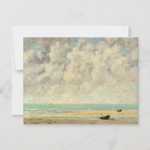 Das ruhige Meer in Courbet Postkarte