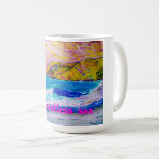 das ruhige Meer Kaffeetasse (VorderseiteRechts)