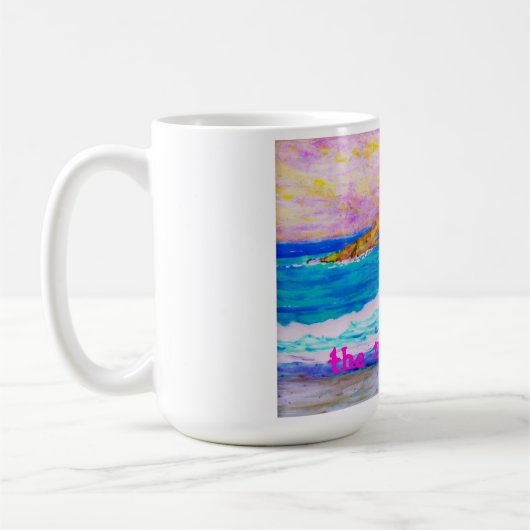 das ruhige Meer Kaffeetasse (Links)