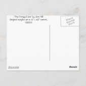 "Das ruhige Meer" Postkarte (Rückseite)