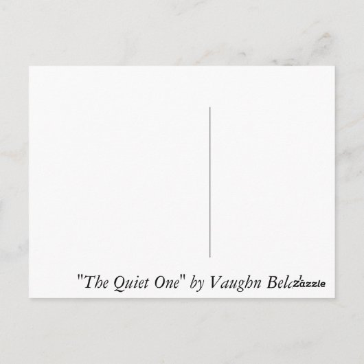 "Das ruhige" Postkarte (Rückseite)