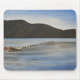 Das ruhige Wasser der Akyaka Landschaft Kunst Mousepad