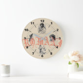 "Das rumänische Volk" Große Wanduhr (Zuhause)