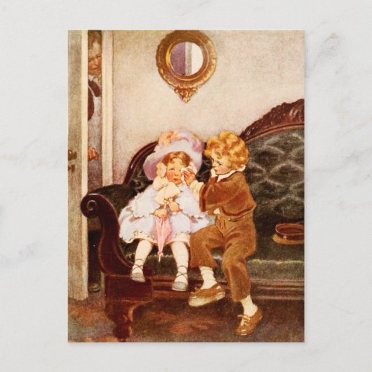 Das Runaway-Paar Postkarte (Vorderseite)