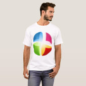 Das Runddesign der Ball T-Shirt (Vorne ganz)